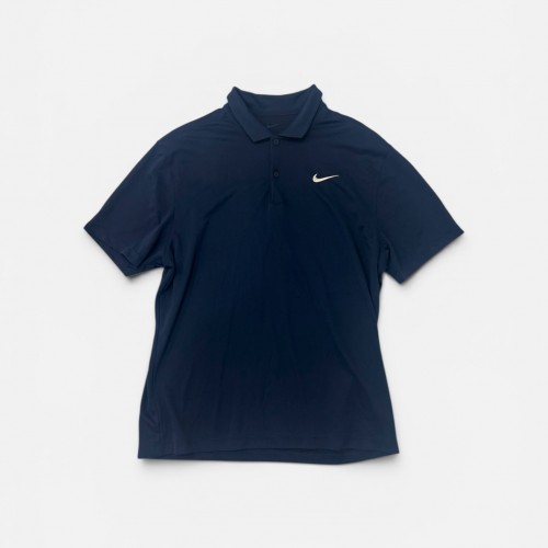 Nike Dri-FIT Polo Μπλε Σκούρο